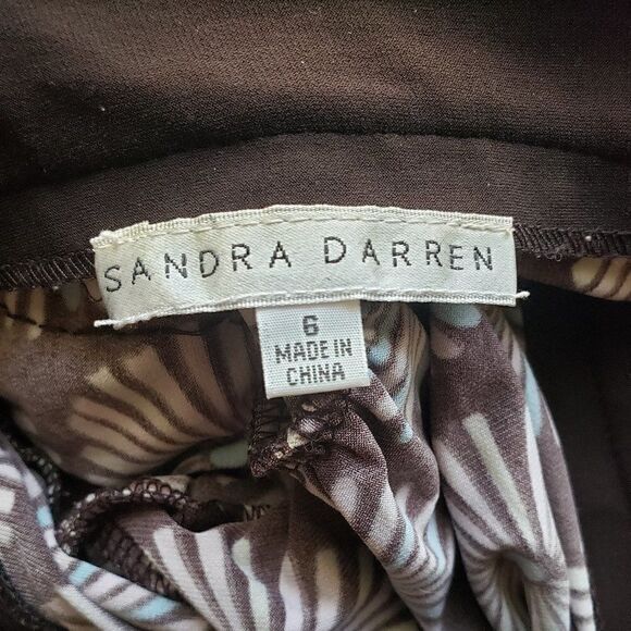 Sandra Darren Patterned Midi Dress - Picture 4 of 4